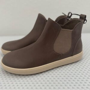 Ecco Soft 7 Women’s Leather Brown Chelsea Boots size 4-4.5